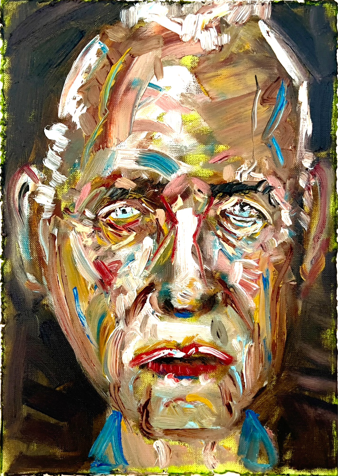 Anthony Hopkins - A4 Size - Original Oil Painting