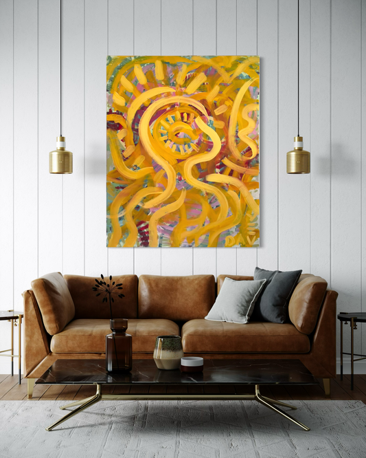 Eternal Sunshine and the Infinite Mind - 120cm x 150cm - Original Oil Painting on Canvas