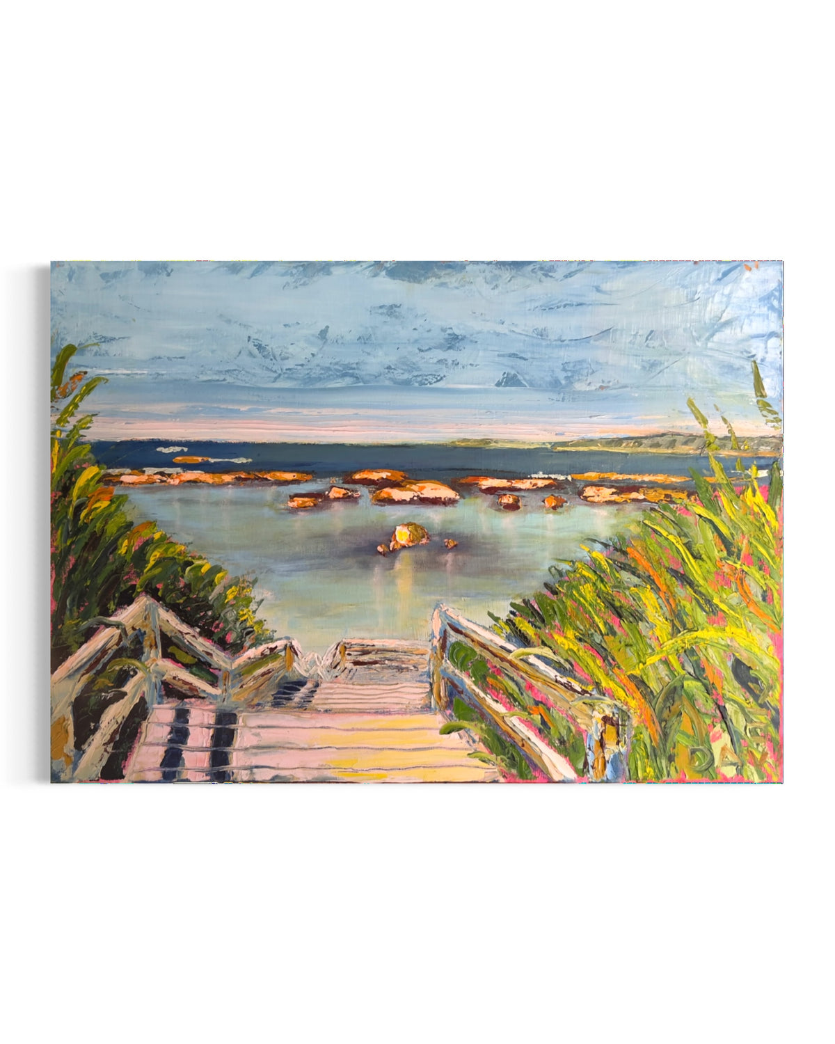 Stairway to Heaven - 50cm x 70cm - Original Oil Painting on Canvas