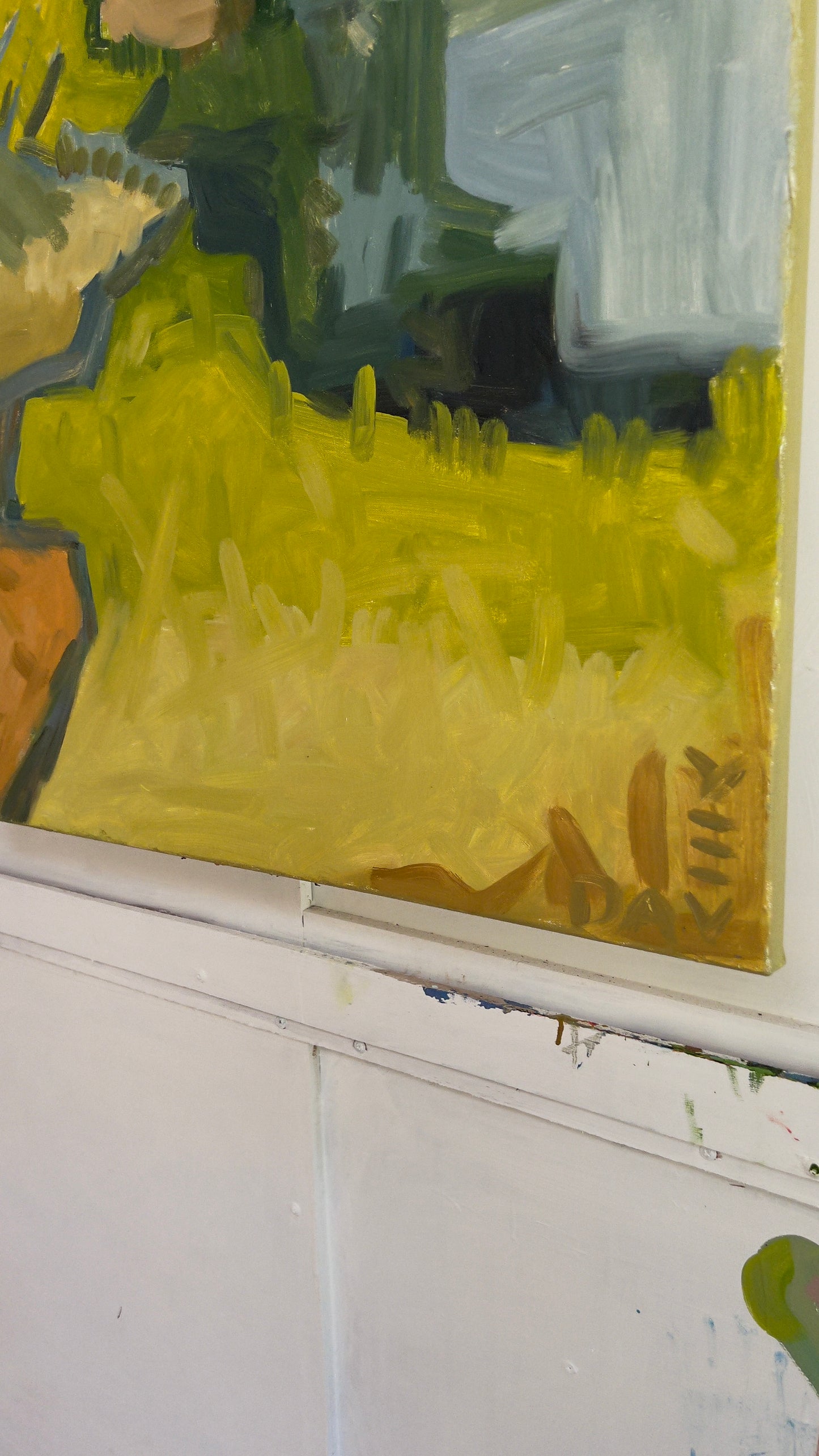 The Valley In Which The War Began - 71cm x 84cm - Original Oil Painting on Canvas