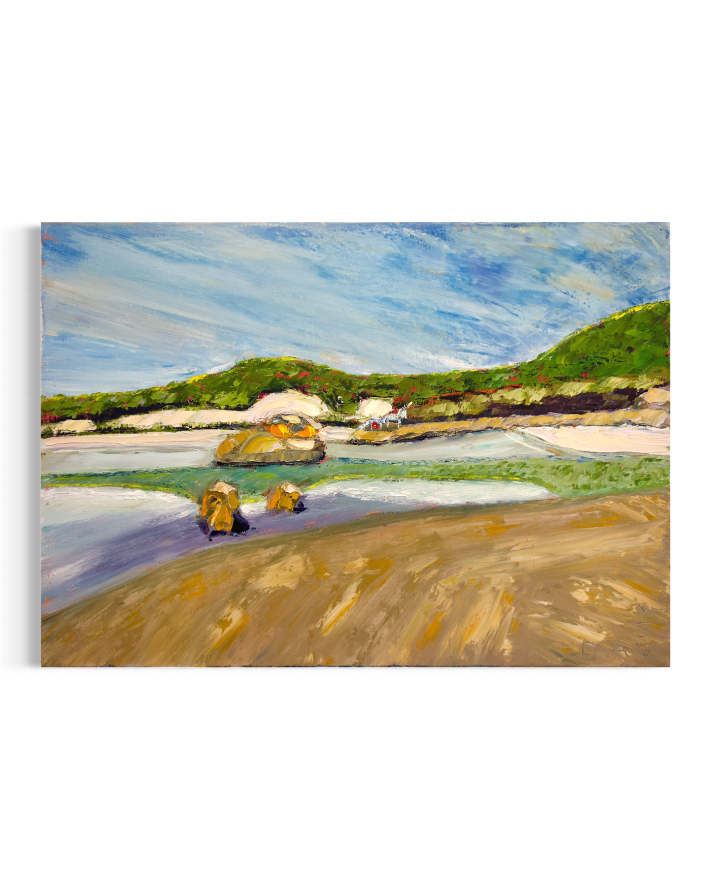 The Dunes That Echoed Back - 50cm x 70cm - Original Oil on Canvas