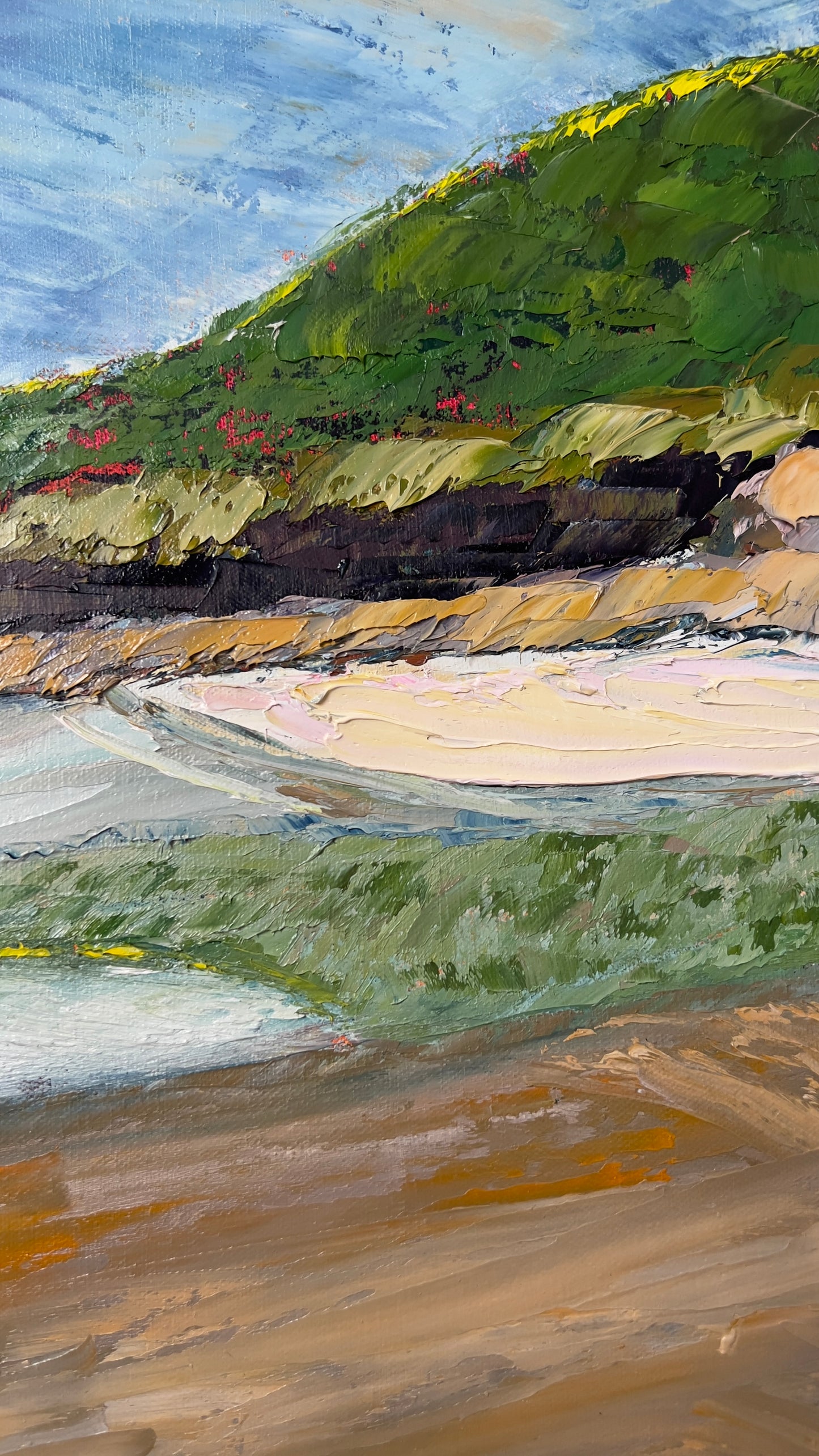 The Dunes That Echoed Back - 50cm x 70cm - Original Oil on Canvas