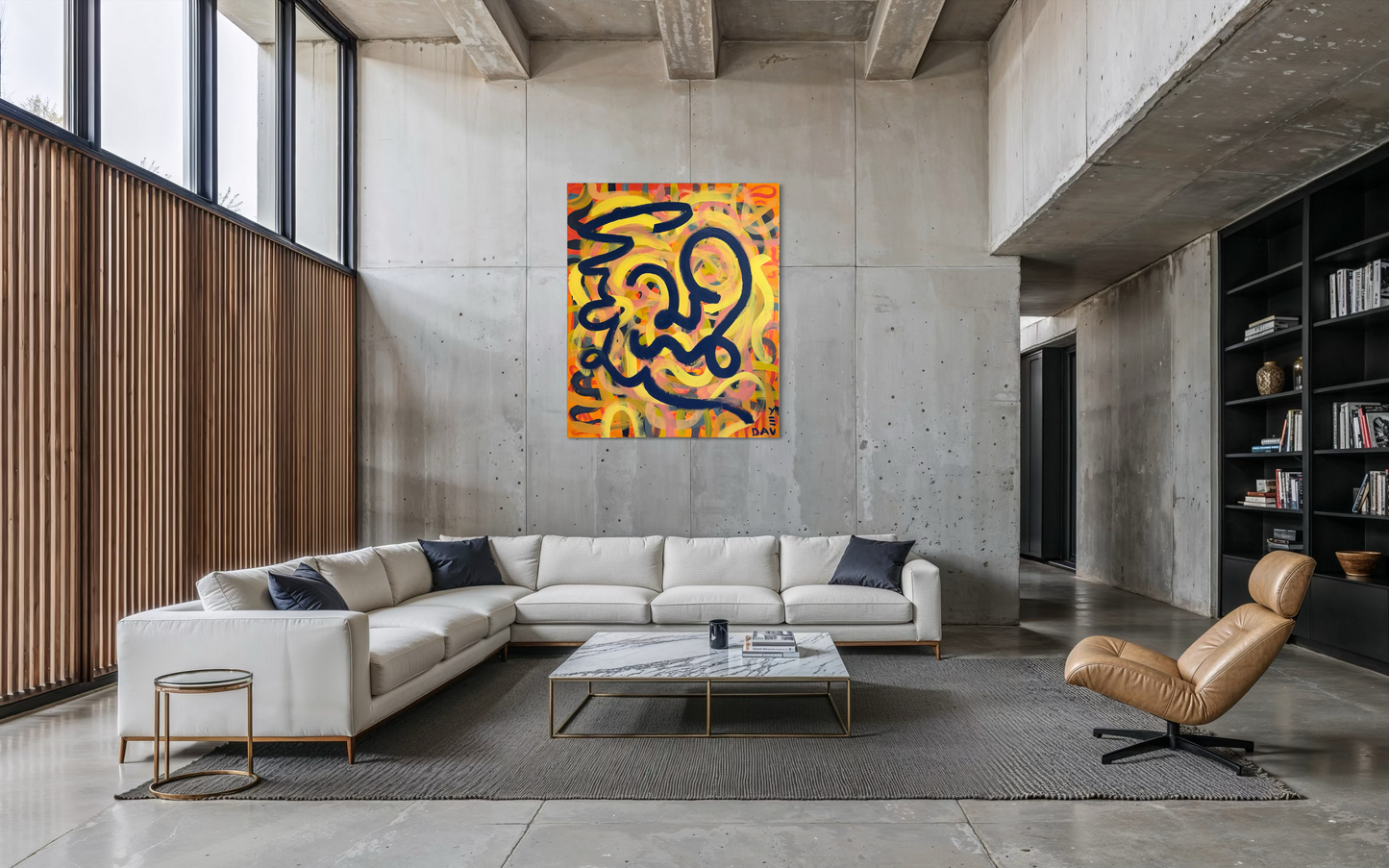 A Toast To Old Beginnings - 150cm x 180cm - Original Oil On Canvas