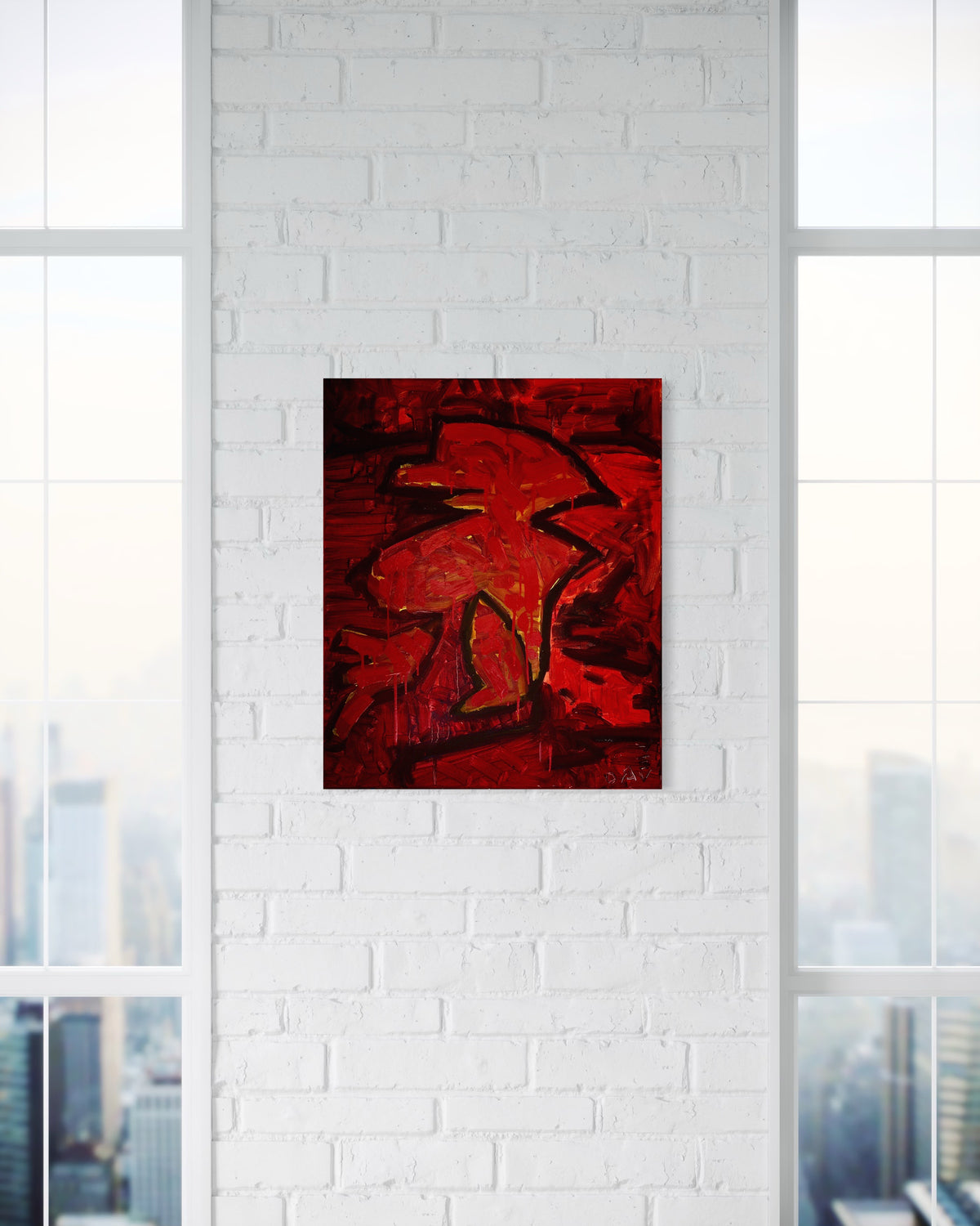 Permission for the Devil to Live On - Original Oil on Canvas - 86cm x 71cm