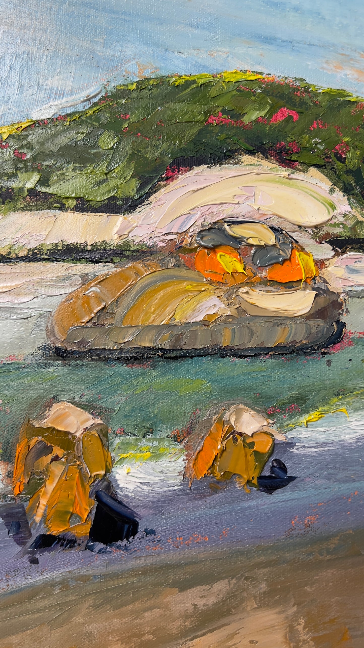 The Dunes That Echoed Back - 50cm x 70cm - Original Oil on Canvas