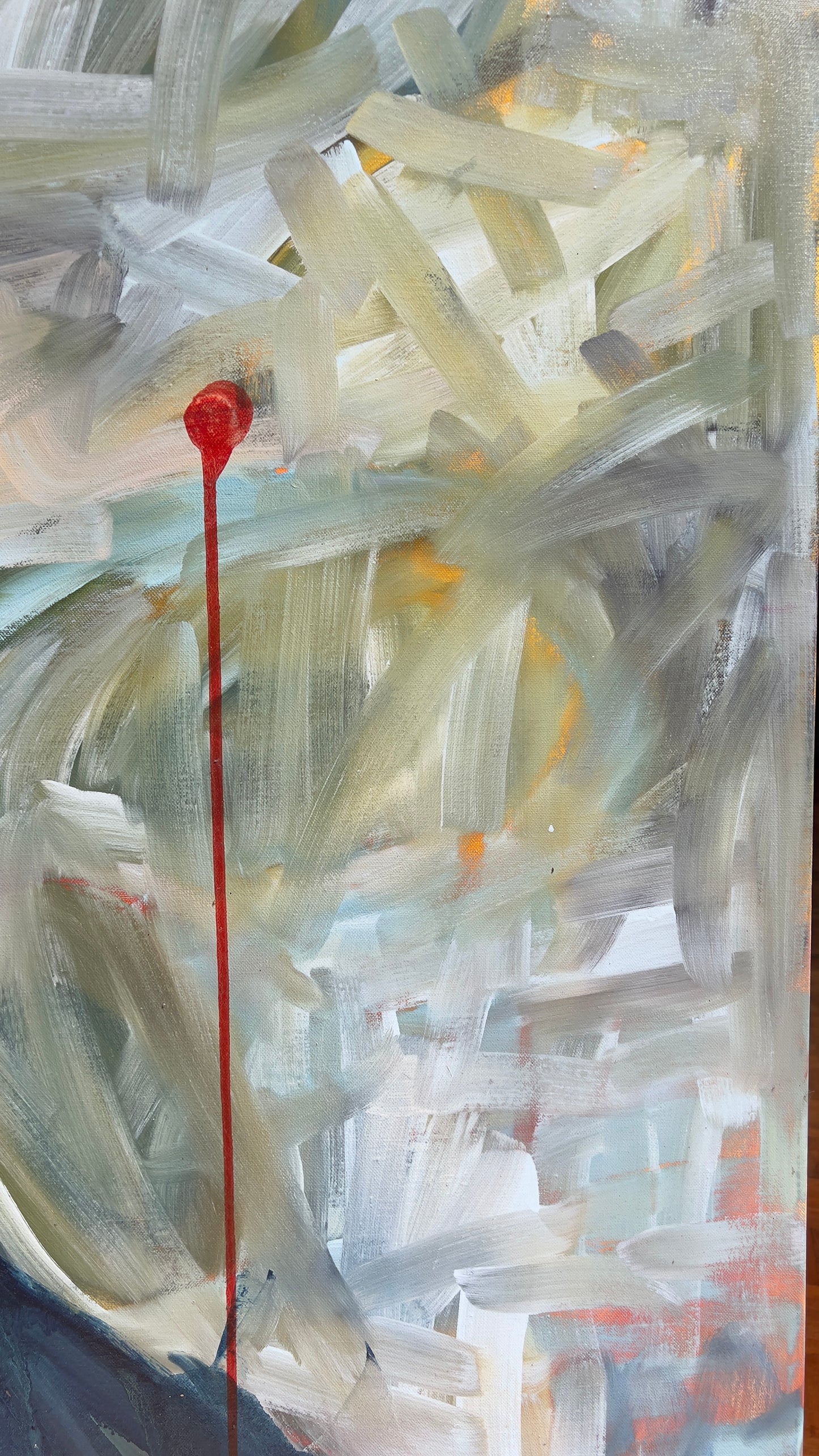 Clit - 90cm x 120cm - Original Oil Painting on Stretched Canvas