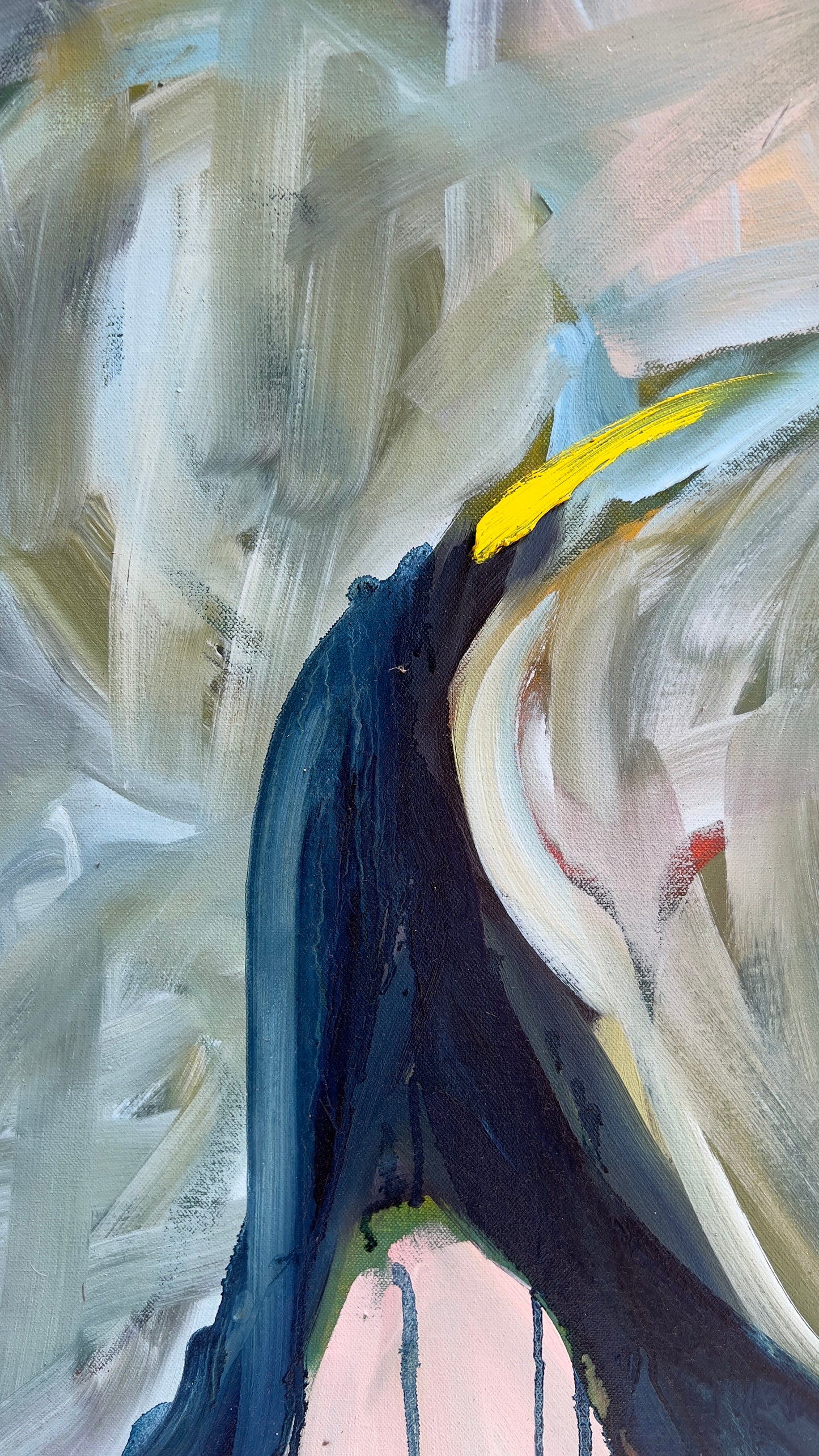 Clit - 90cm x 120cm - Original Oil Painting on Stretched Canvas