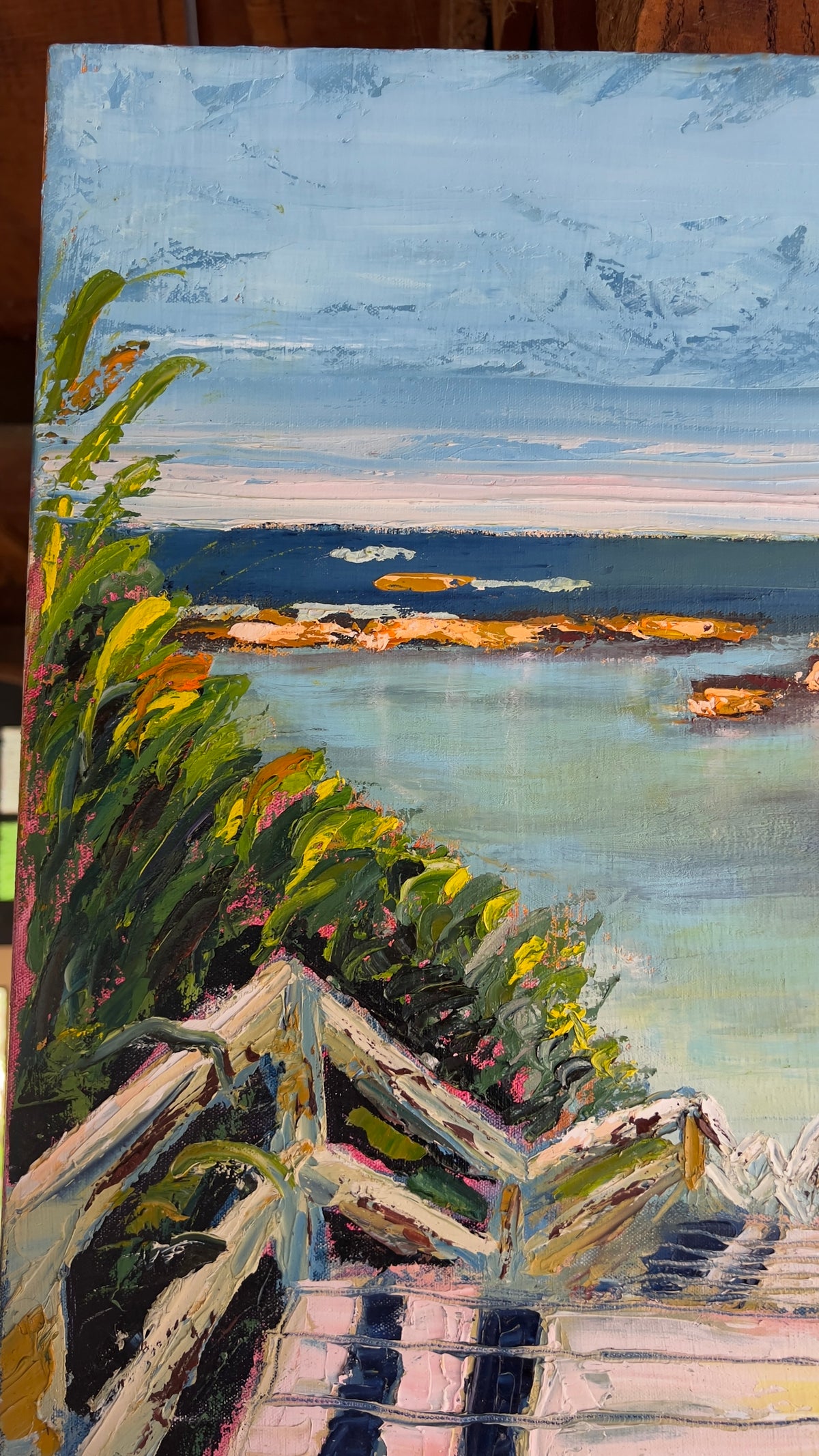 Stairway to Heaven - 50cm x 70cm - Original Oil Painting on Canvas