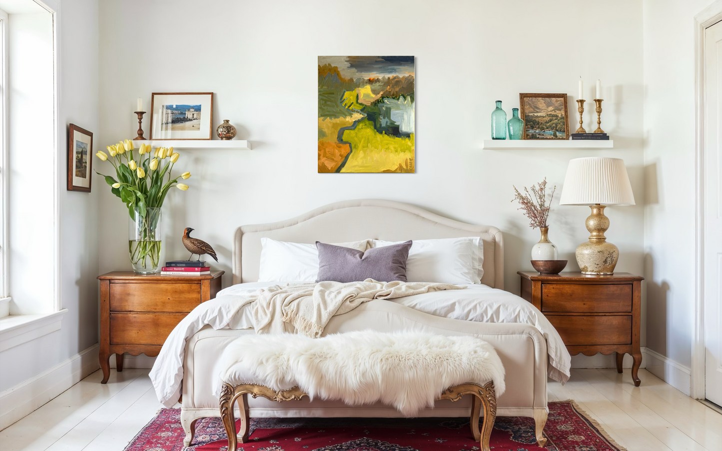 The Valley In Which The War Began - 71cm x 84cm - Original Oil Painting on Canvas