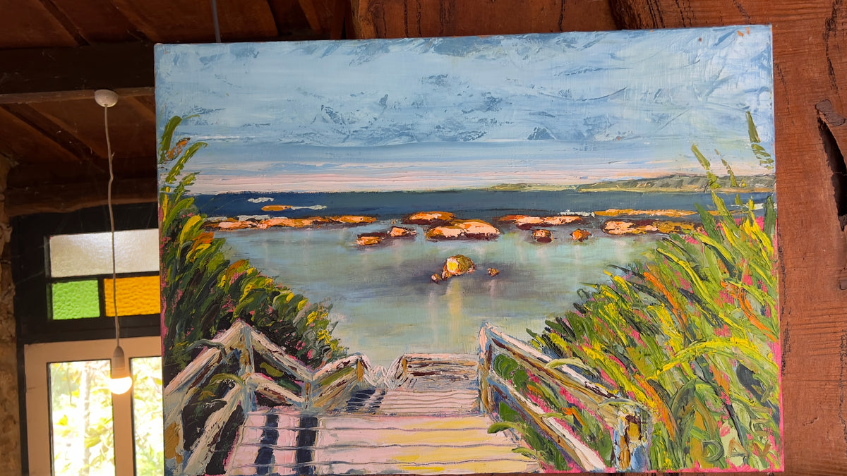 Stairway to Heaven - 50cm x 70cm - Original Oil Painting on Canvas