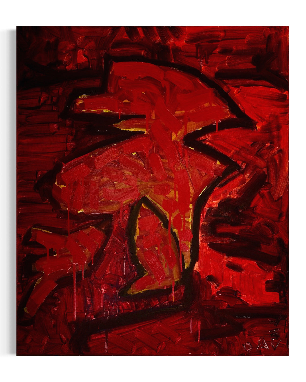 Permission for the Devil to Live On - Original Oil on Canvas - 86cm x 71cm