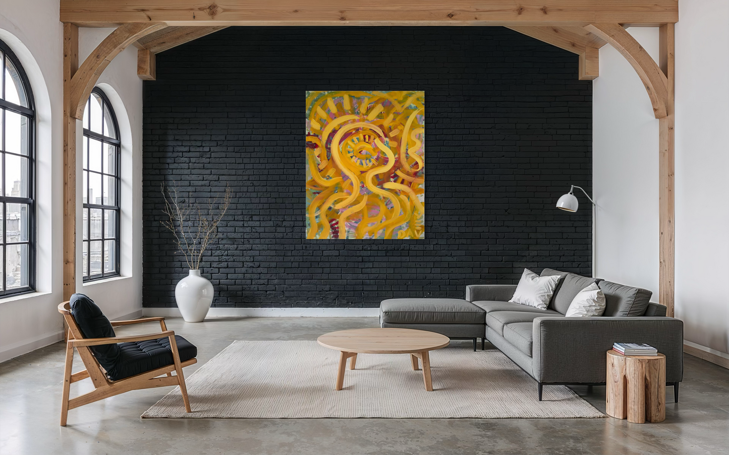 Eternal Sunshine and the Infinite Mind - 120cm x 150cm - Original Oil Painting on Canvas