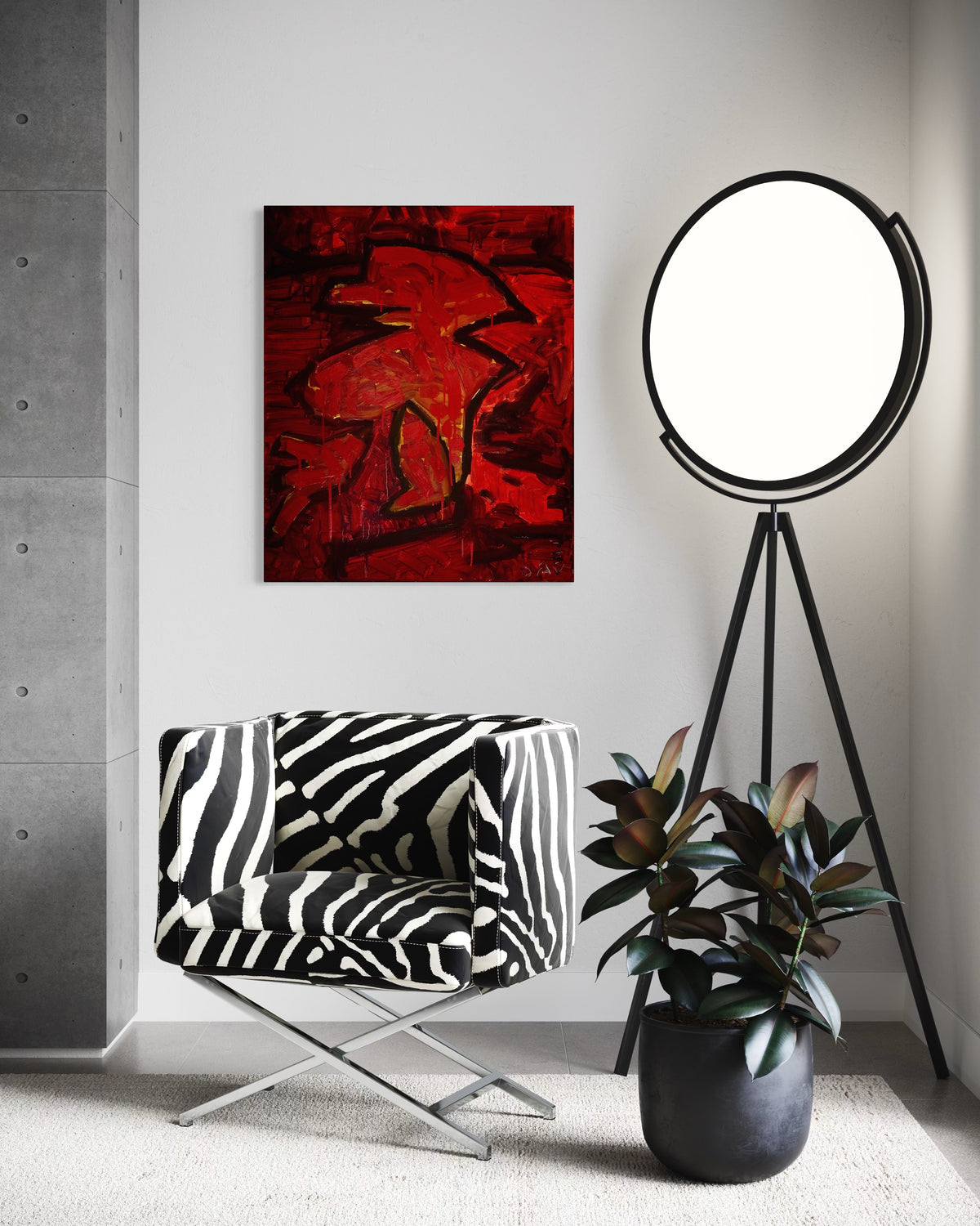 Permission for the Devil to Live On - Original Oil on Canvas - 86cm x 71cm