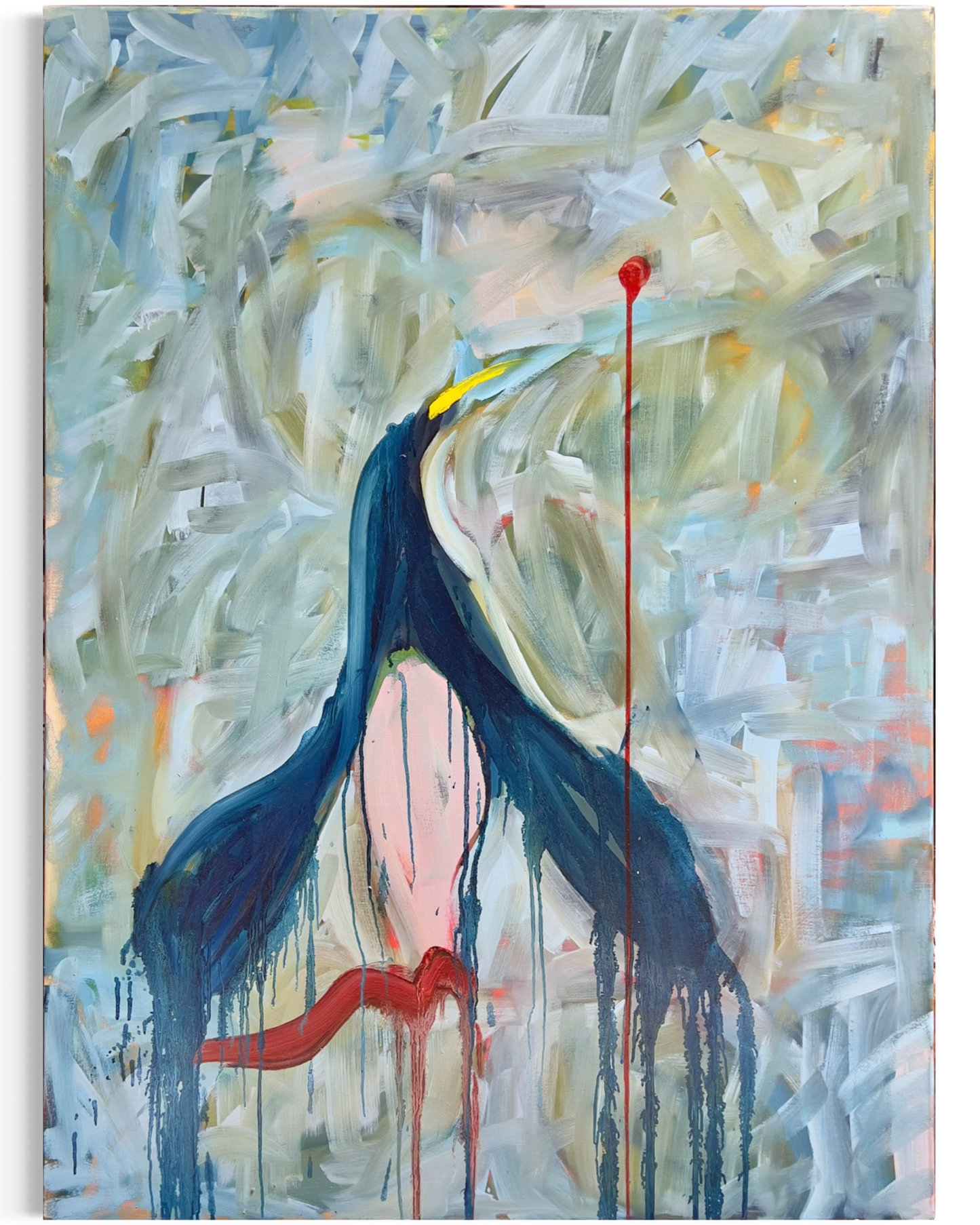 Clit - 90cm x 120cm - Original Oil Painting on Stretched Canvas