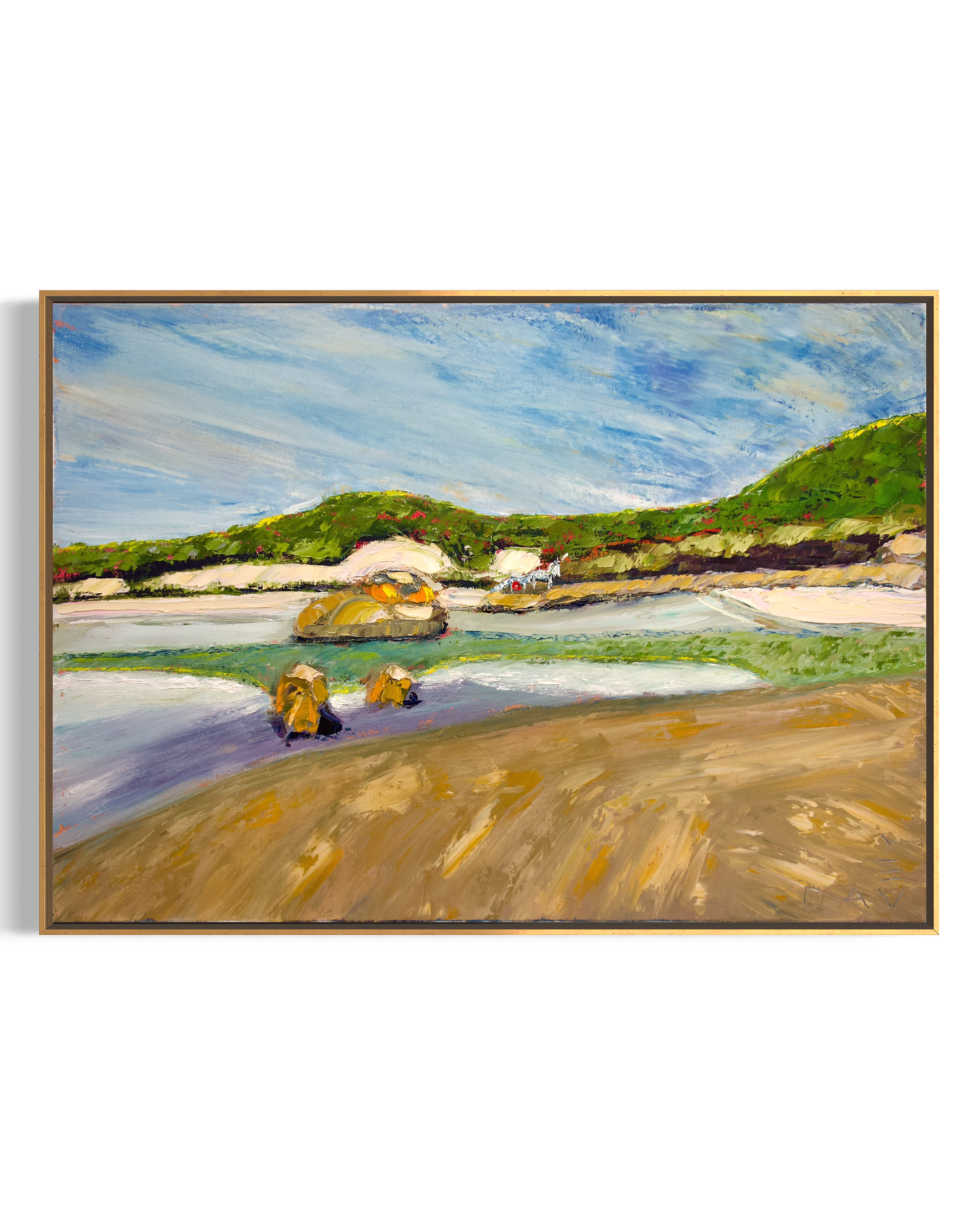 The Dunes That Echoed Back - 50cm x 70cm - Original Oil on Canvas