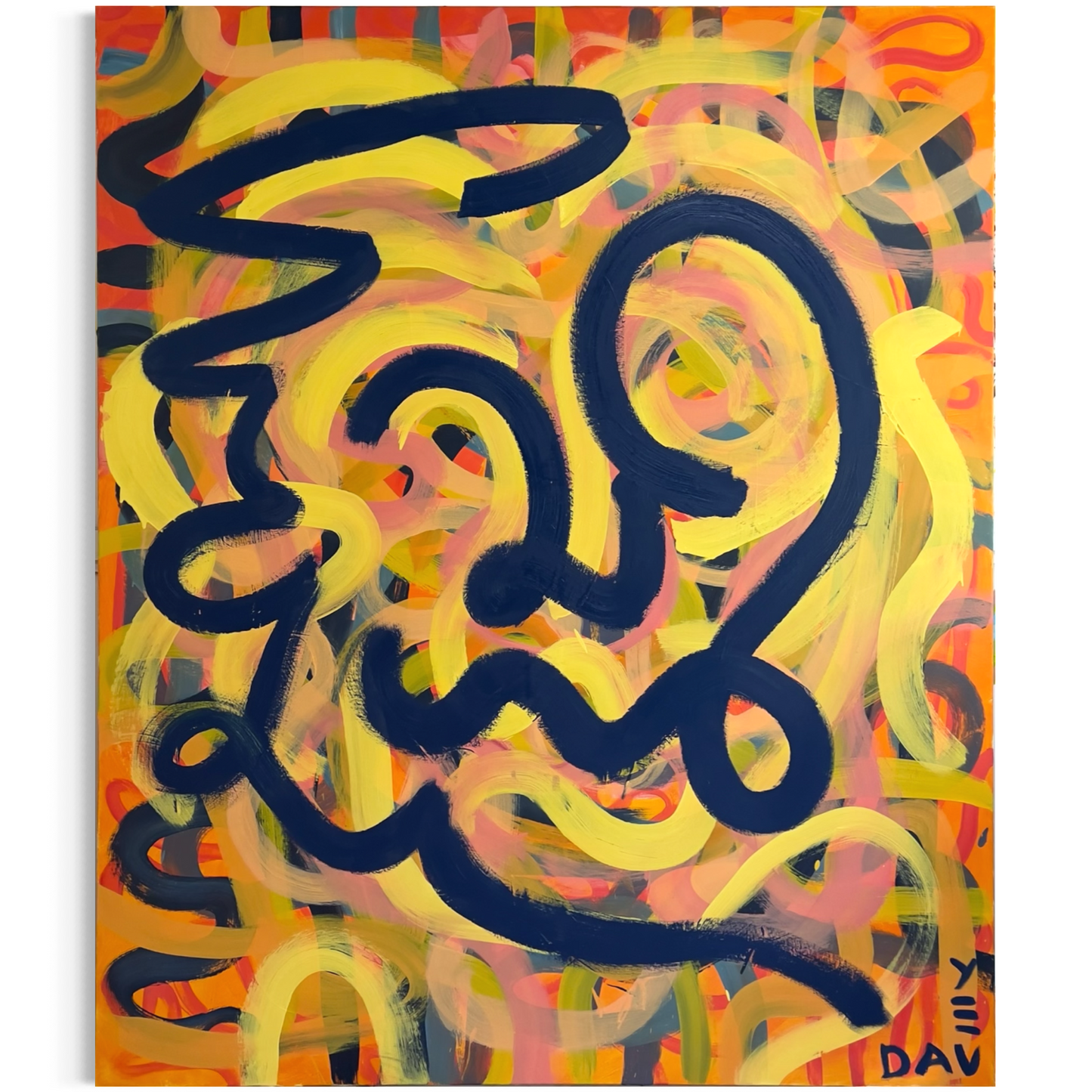 A Toast To Old Beginnings - 150cm x 180cm - Original Oil On Canvas