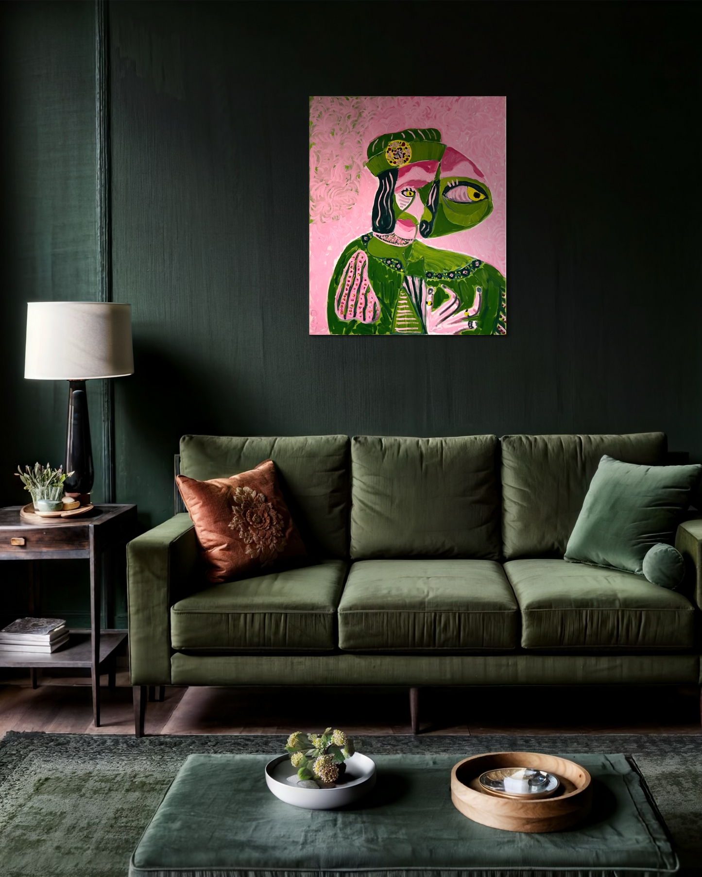 The Prince Who Saw Beyond Himself - 71cm x 84cm - Original Oil Painting on Canvas