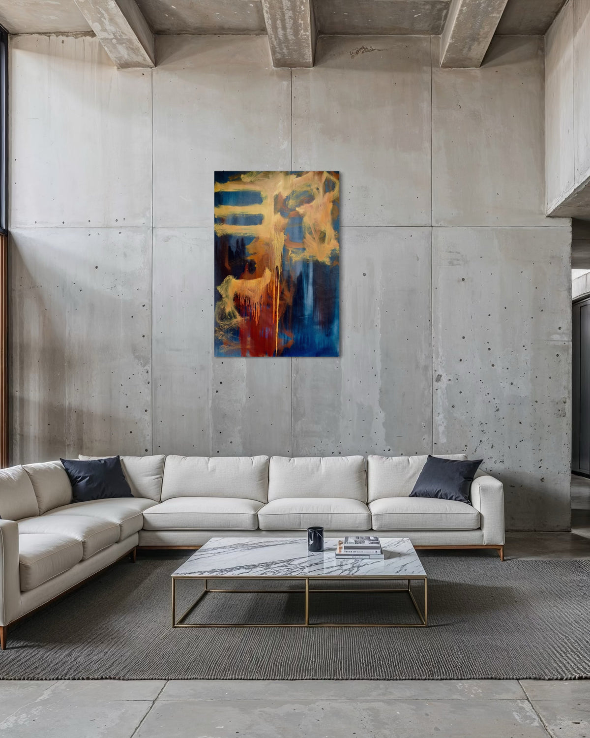 Light It Up And Watch Them Bleed - Original Oil Painting on Canvas