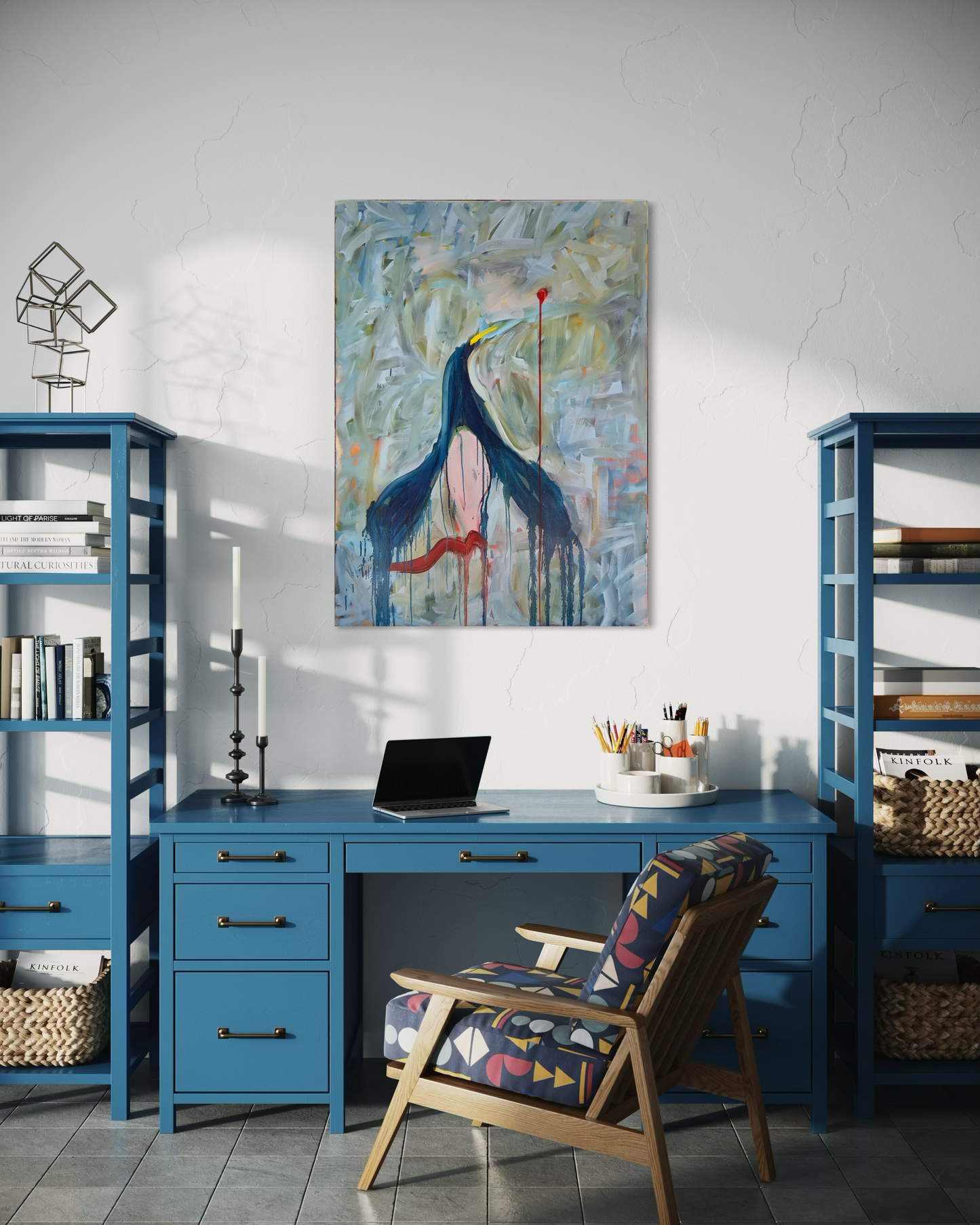 Clit - 90cm x 120cm - Original Oil Painting on Stretched Canvas