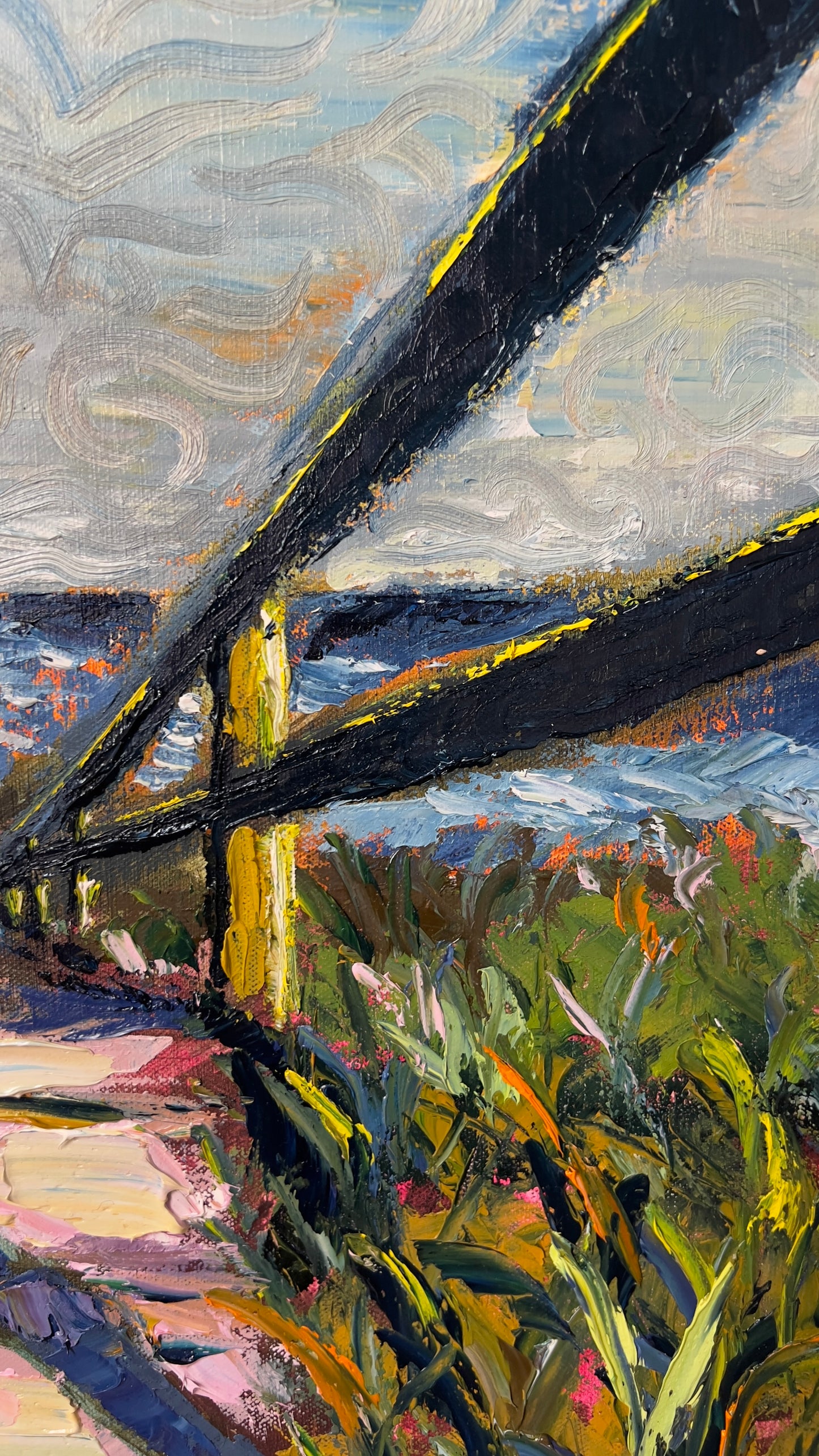 The Spirt in the Sky - 50cm x 70cm - Original Oil on Canvas