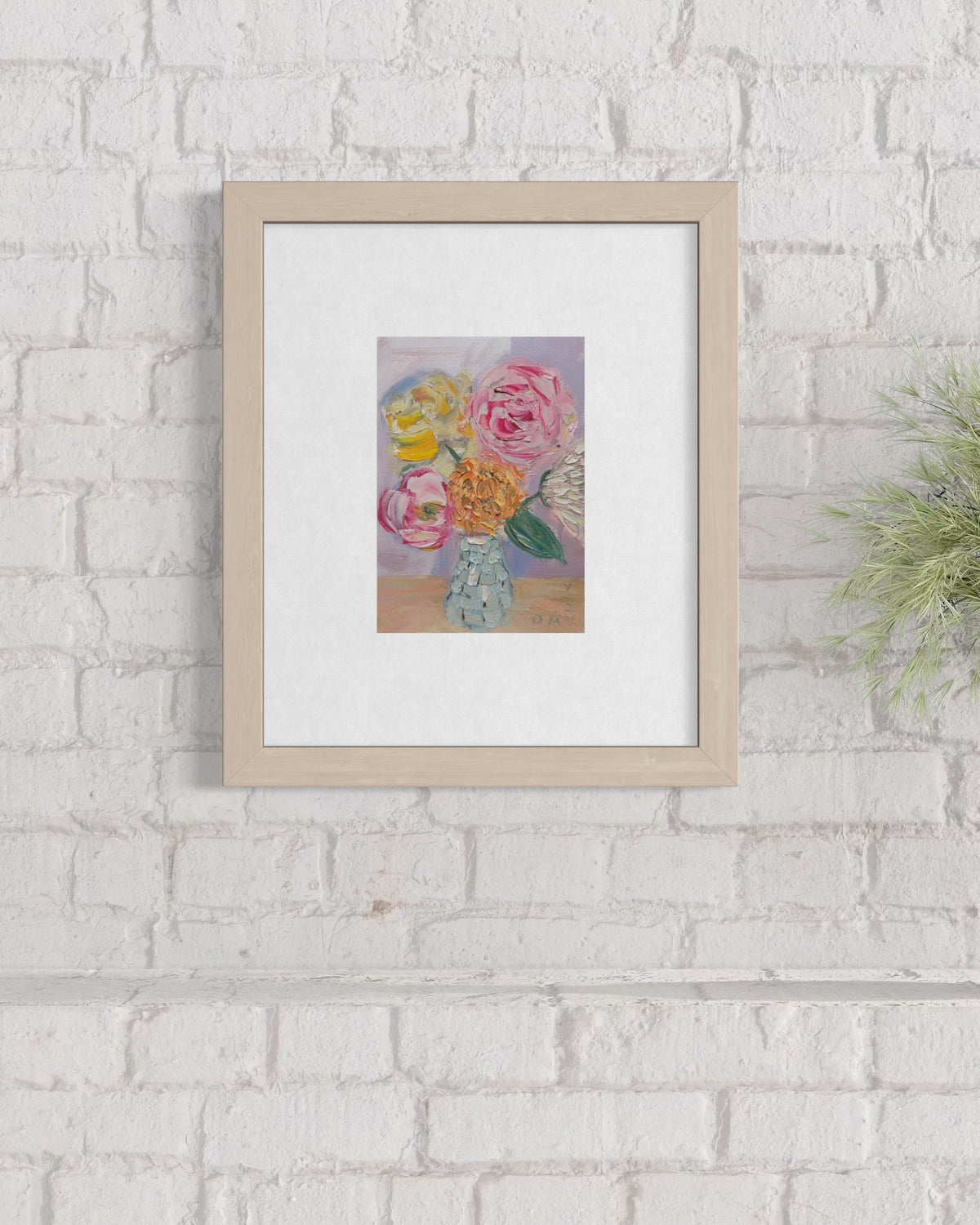 Pocket Posies 3 - 15cm x 20cm - Original Oil Painting on Arches Oil Paper - Unframed