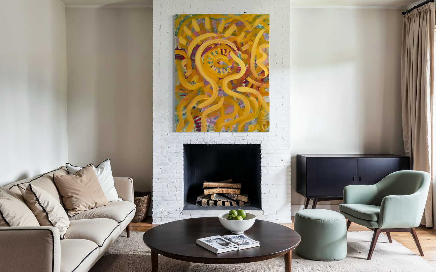 Eternal Sunshine and the Infinite Mind - 120cm x 150cm - Original Oil Painting on Canvas