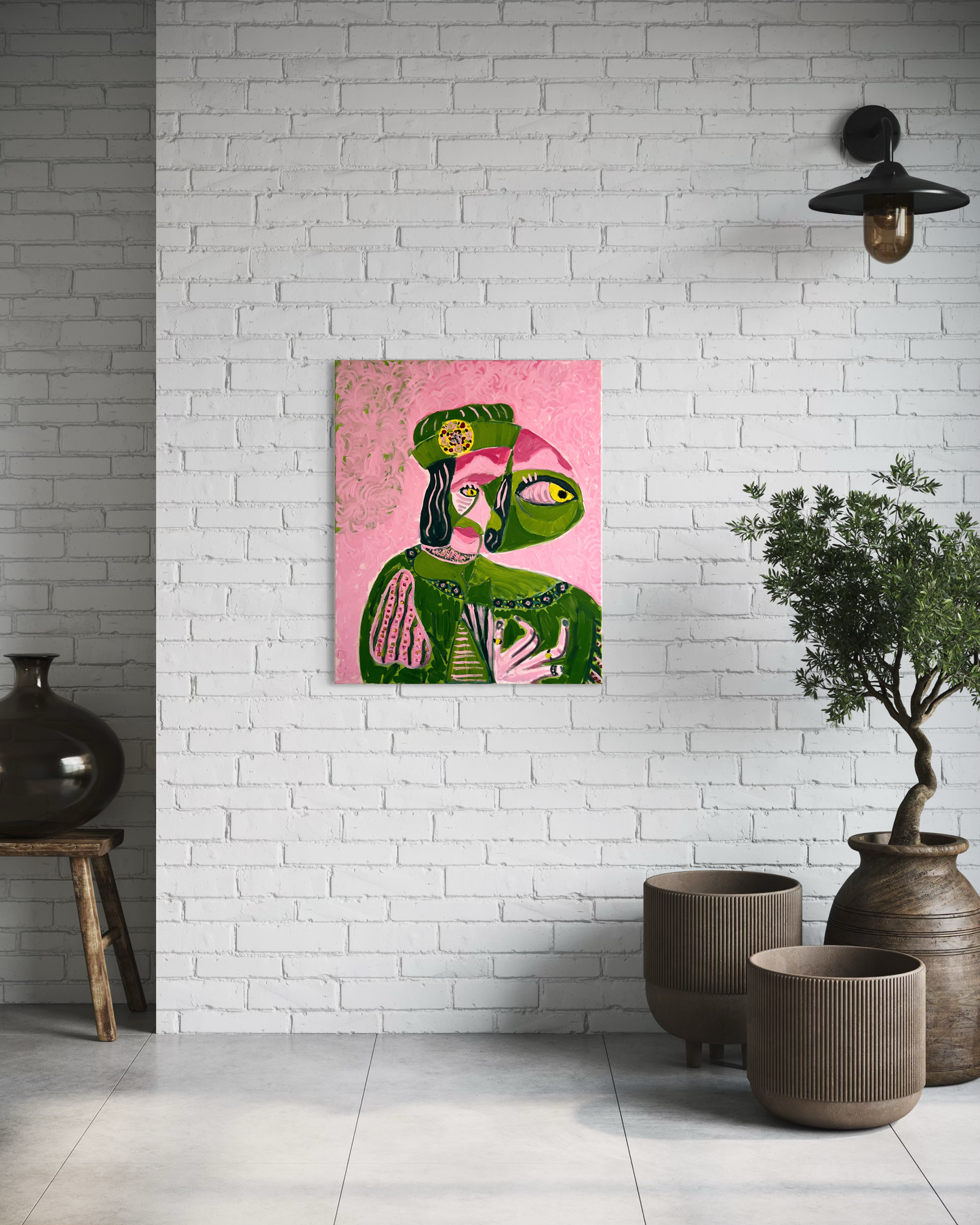The Prince Who Saw Beyond Himself - 71cm x 84cm - Original Oil Painting on Canvas