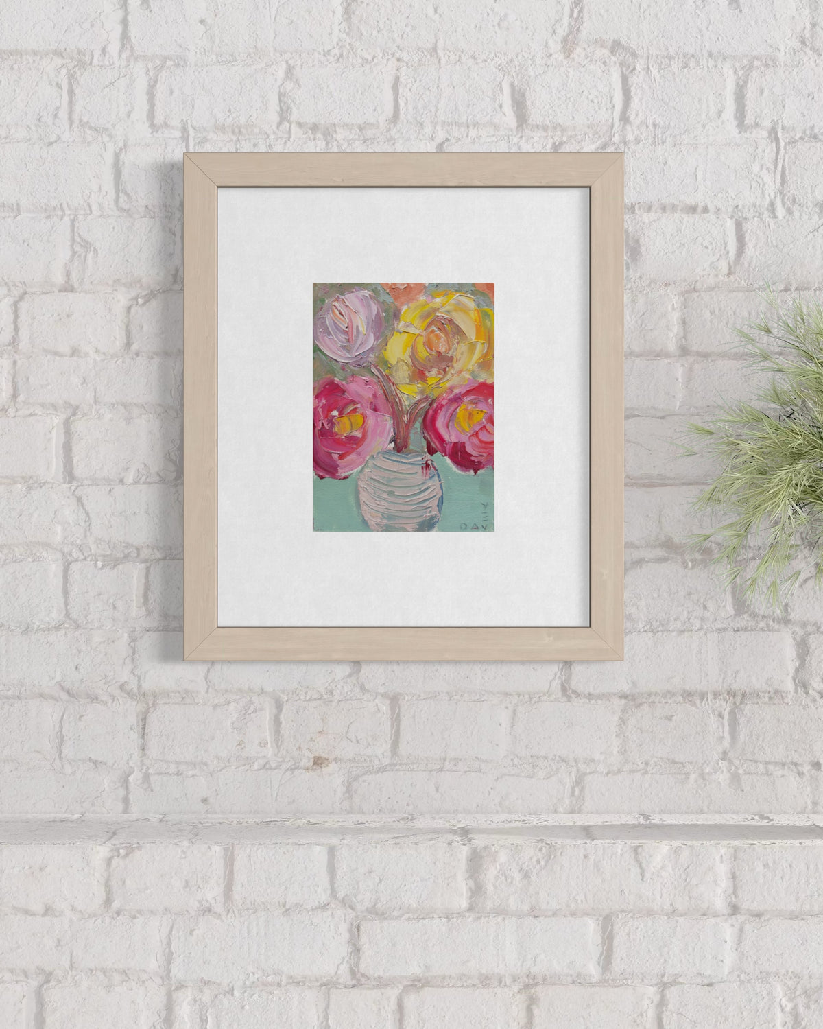 Pocket Posies 1 - 15cm x 20cm - Original Oil Painting on Arches Oil Paper - Unframed