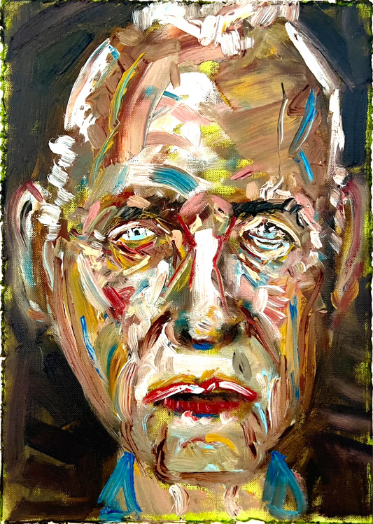 Anthony Hopkins - A4 Size - Original Oil Painting